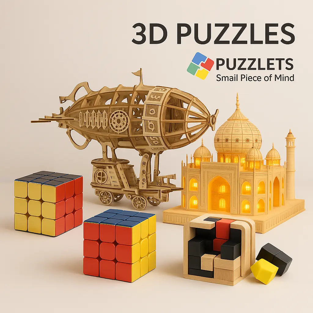 3D Puzzles big and small