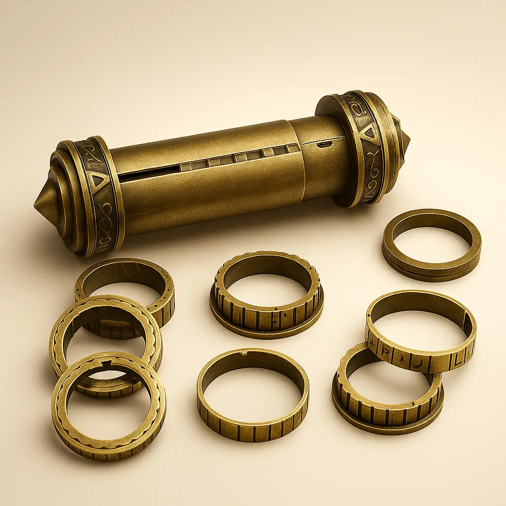 Da Vinci Cryptex – Brain-Boosting Puzzle Lock for Smart Gifting & Mind Challenges Puzzlets