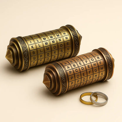 Da Vinci Cryptex – Brain-Boosting Puzzle Lock for Smart Gifting & Mind Challenges Puzzlets