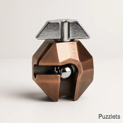 Metal IQ Lock Puzzle – Boost Problem-Solving Skills & Focus with This Premium Brain Game Gift Puzzlets