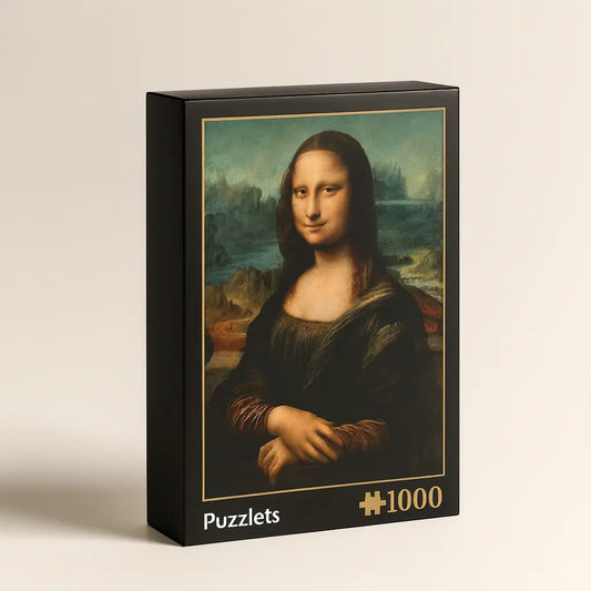 Mona Lisa 1000-Pc Puzzle – A Relaxing, Mind-Sharpening Art Challenge for Adults & Teens Puzzlets