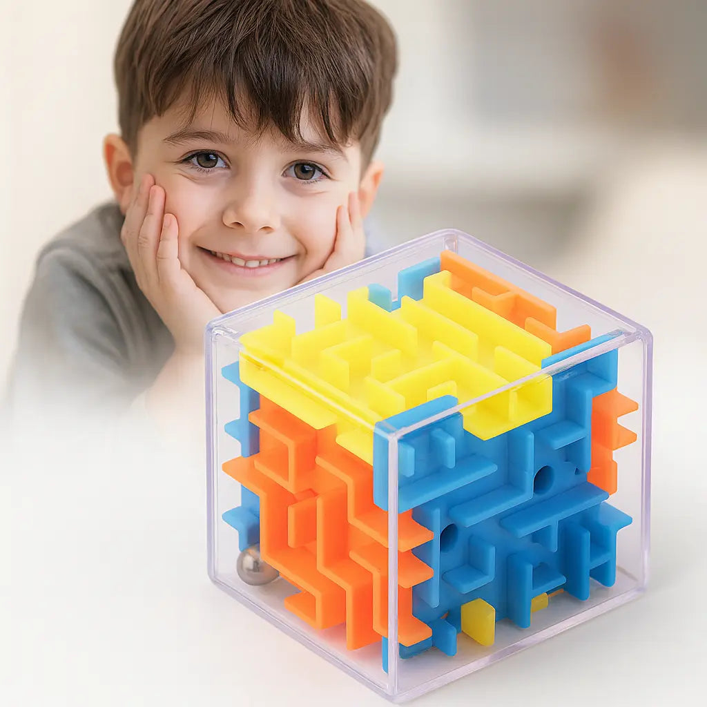 Mini 3D Maze Ball Cube – Boost Focus, Patience & Problem-Solving Skills Puzzlets