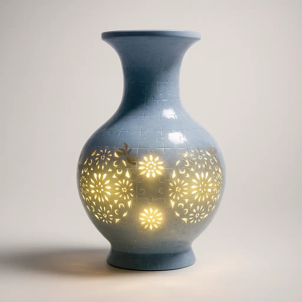 Elegant LED 3D Vase Puzzle | Boost Focus, creativity & Problem-Solving Puzzlets