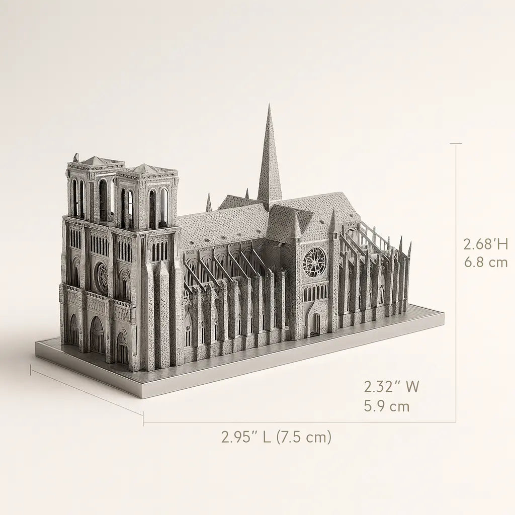 Notre Dame 3D Metal Puzzle – A Premium Brain-Training Challenge for Focus, Skill & Stress Relief Puzzlets