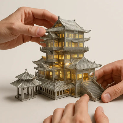 Tengwang Pavilion 3D Metal Puzzle – A Mind-Sharpening Build for Focus, Creativity & Lasting Satisfaction Puzzlets