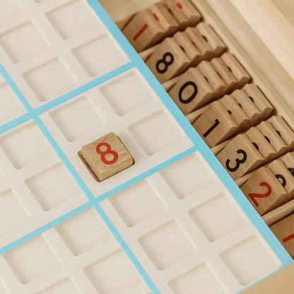 Wooden Sudoku Logic Game – A Mind-Sharpening Challenge for Calm, Focus & Brain Growth Puzzlets