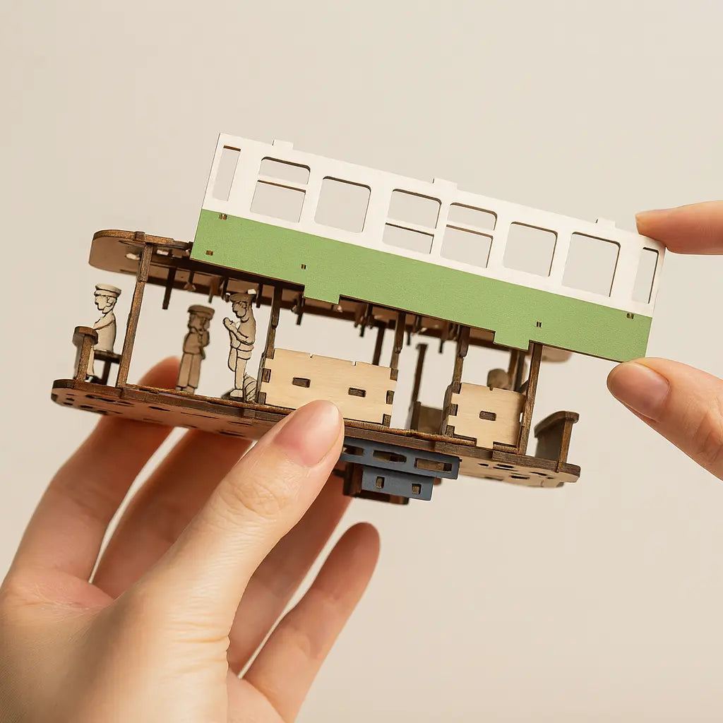 Sakura Journey 3D Wooden Puzzle – Build Focus, Creativity & Calm | Mindful Brain Game Puzzlets