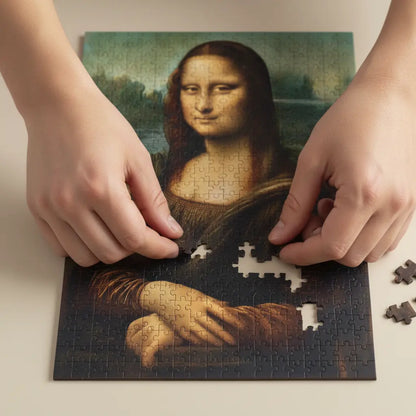 Mona Lisa 1000-Pc Puzzle – A Relaxing, Mind-Sharpening Art Challenge for Adults & Teens Puzzlets