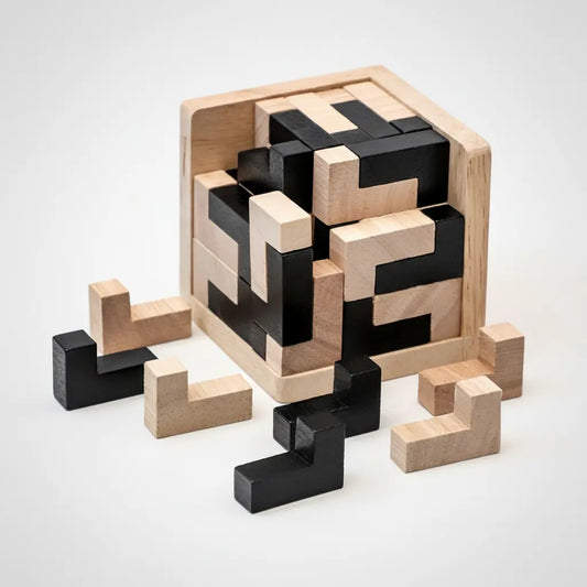 Luban 3D Interlocking Cube Puzzle – Boost Focus, Logic & Problem-Solving Puzzlets